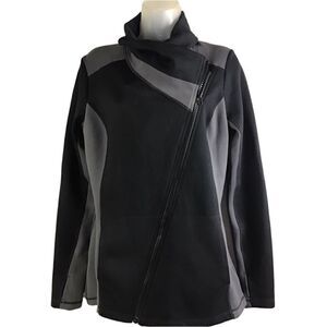 Cabi 989 Dash Jacket Asymmetrical Zip Up Atlheisure Size Medium